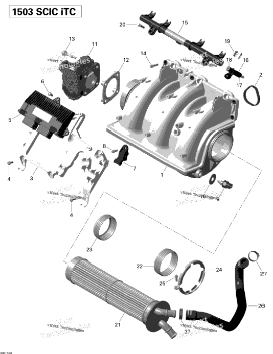 Air Intake Manifold And Throttle Body