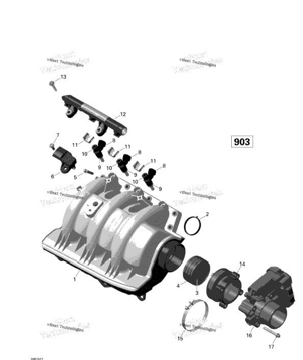 Air Intake Manifold And Throttle Body