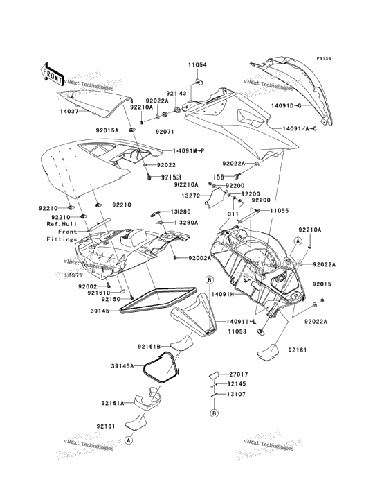 Hull Middle Fittings