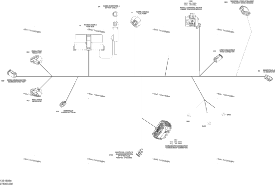 Electrical Harness - Main Harness - 278003336 (Refer To Electrical System For Model)