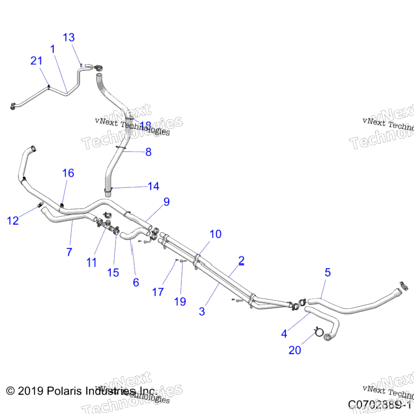 Engine, Cooling Routing Engine