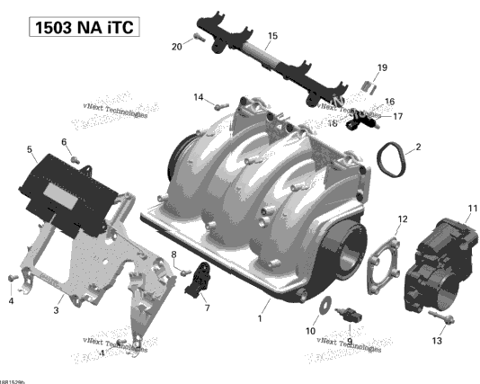 Air Intake Manifold And Throttle Body 2