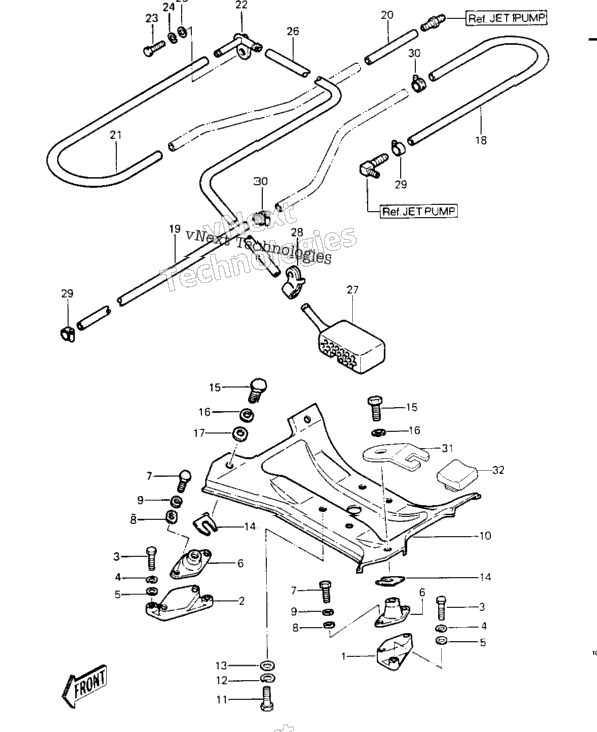 Engine Mount/Cooling & Bilge