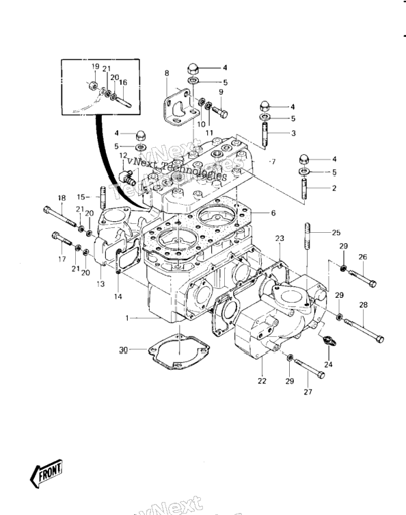 Cylinder Head/Cylinder ('82-'83 Js440-A6