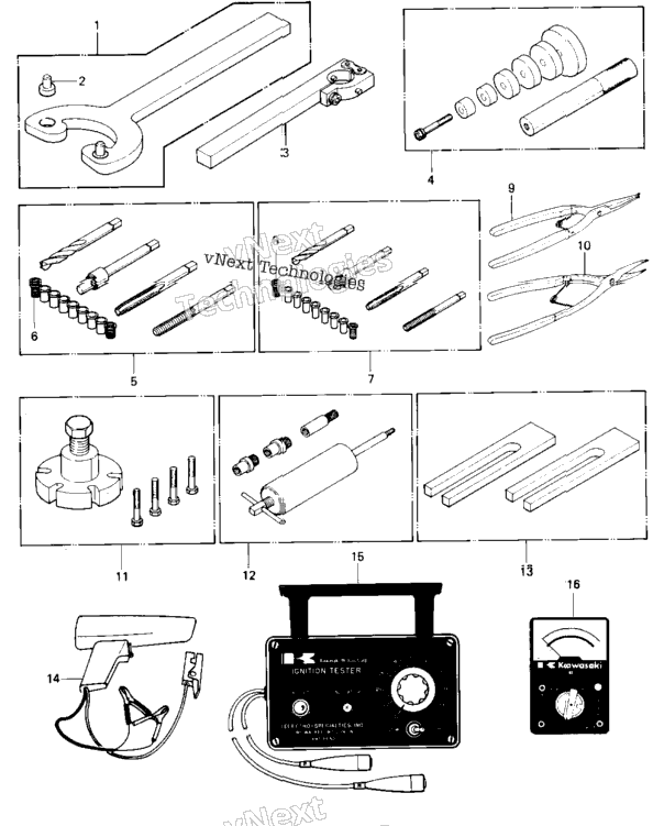 Special Service Tools ('82-'83 Js440-A6/