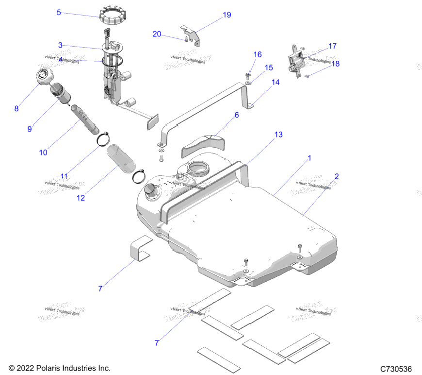 Fuel System, Tank