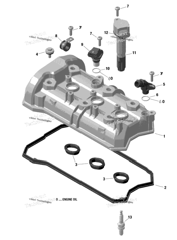 Rotax - Valve Cover - 903 / Built Up To Nov 5 2020