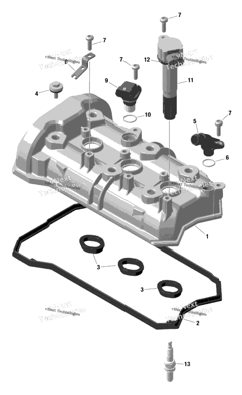 Rotax - Valve Cover / Built From Nov 6 2020