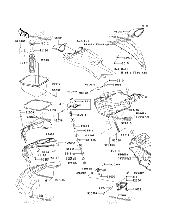 Hull Front Fittings