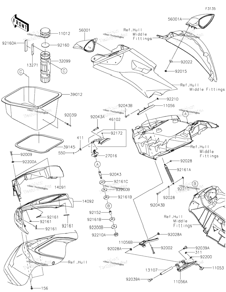 Hull Front Fittings