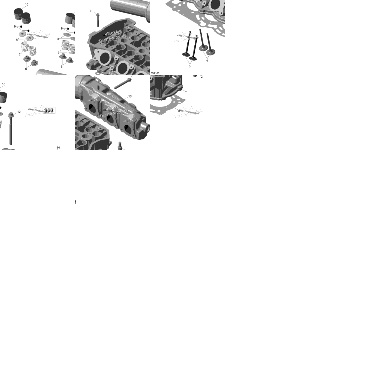 Cylinder Head - 900-900 Ho Ace