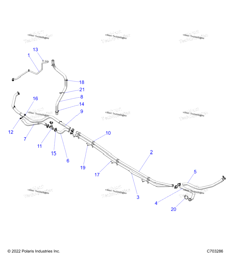 Engine, Cooling Routing Engine