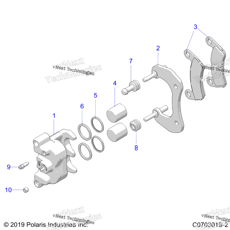 Brakes, Caliper, Rear Z24r4e92a/92B
