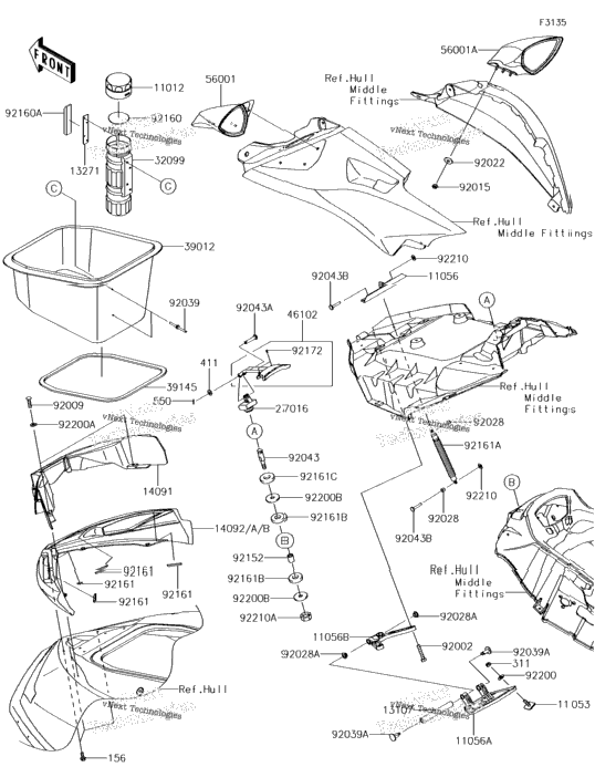 Hull Front Fittings