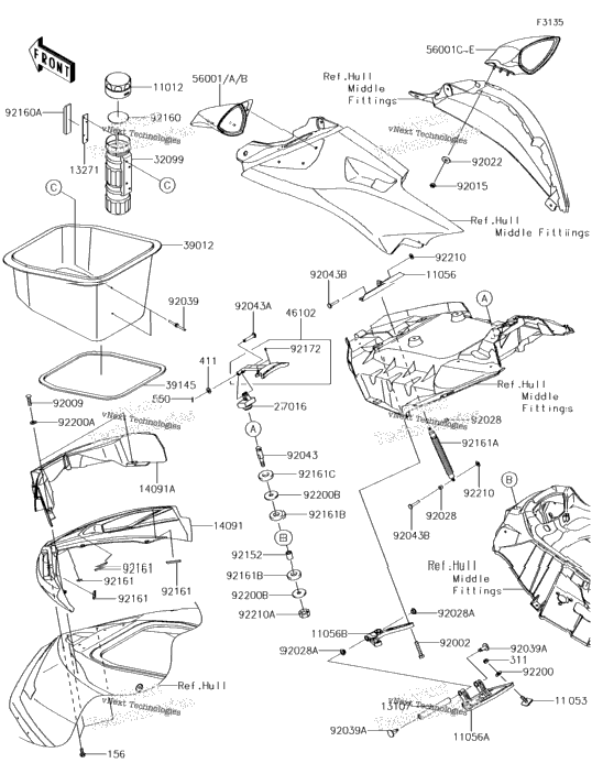 Hull Front Fittings