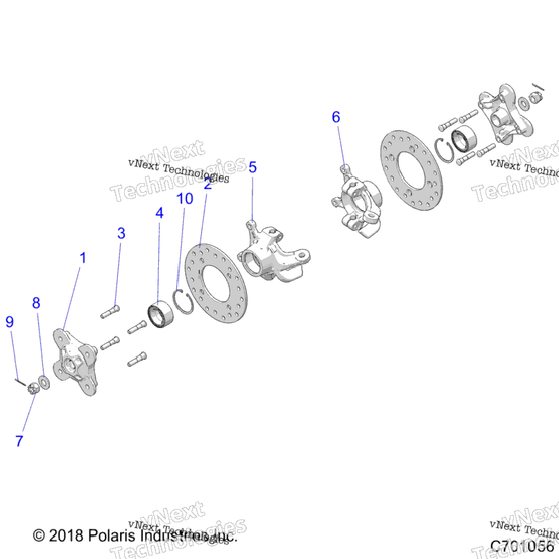 Suspension, Front Carrier And Hub Z24r4e92a/92B