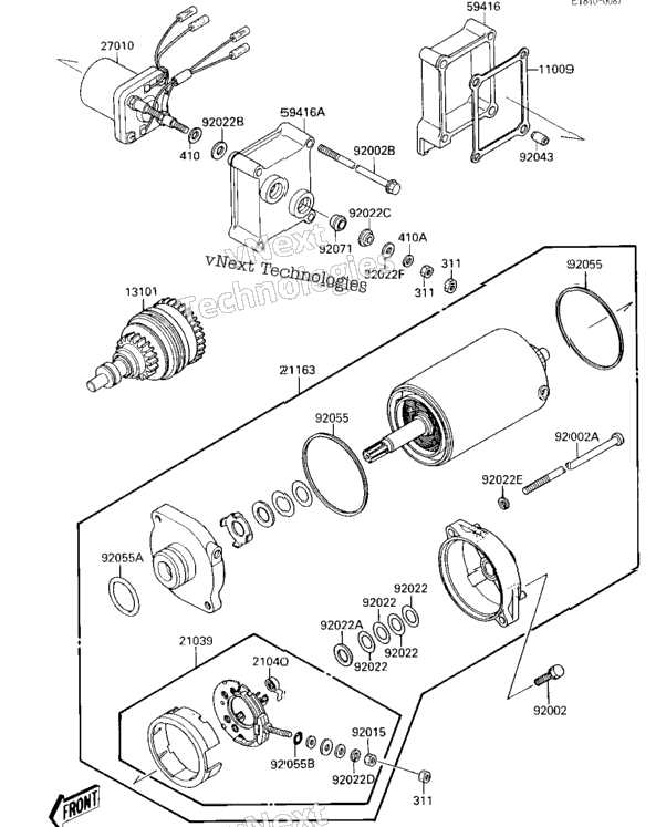 Starter Motor (Jf650-A2)