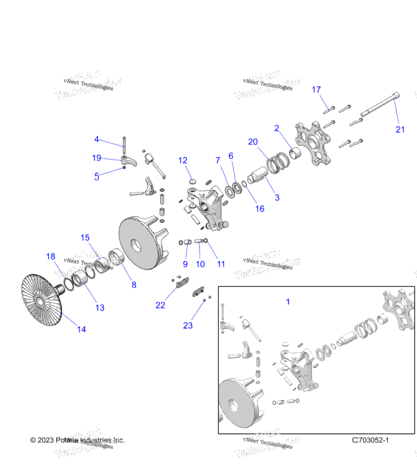 Drive Train, Primary Clutch