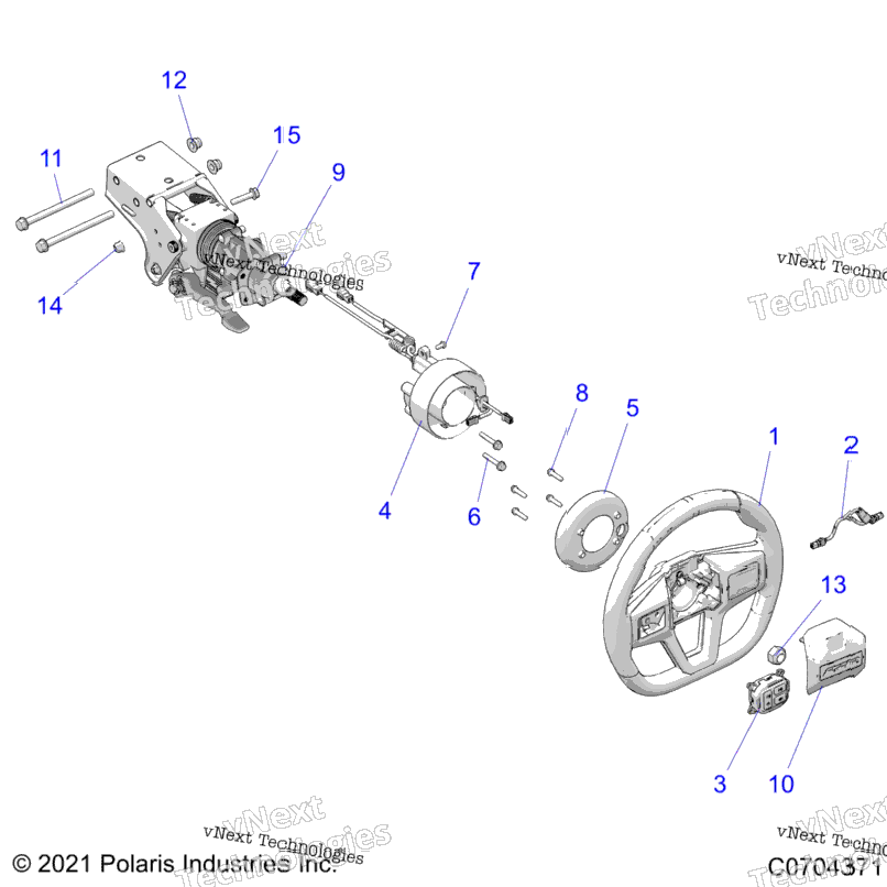 Steering, Upper, Premium/Deluxe