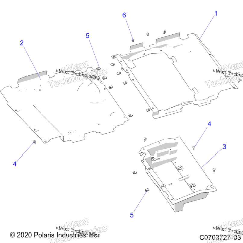 Body, Floor Panels, Underseat