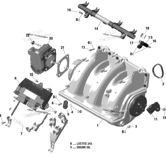 Air Intake Manifold And Throttle Body
