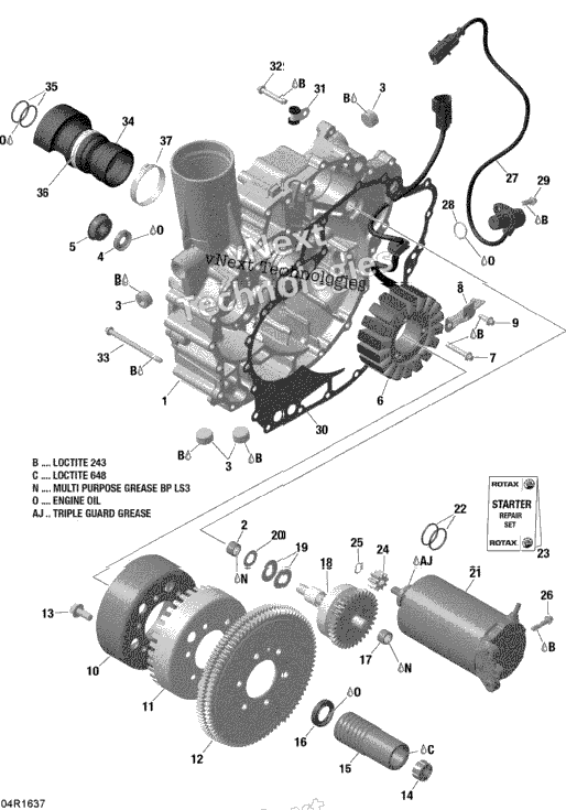 Pto Cover And Magneto - 300