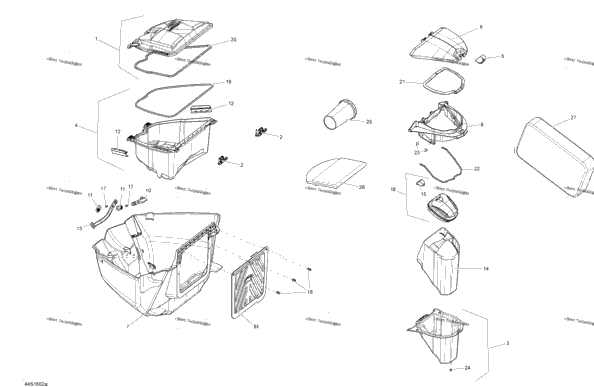 Storage Compartments - Without Suspension
