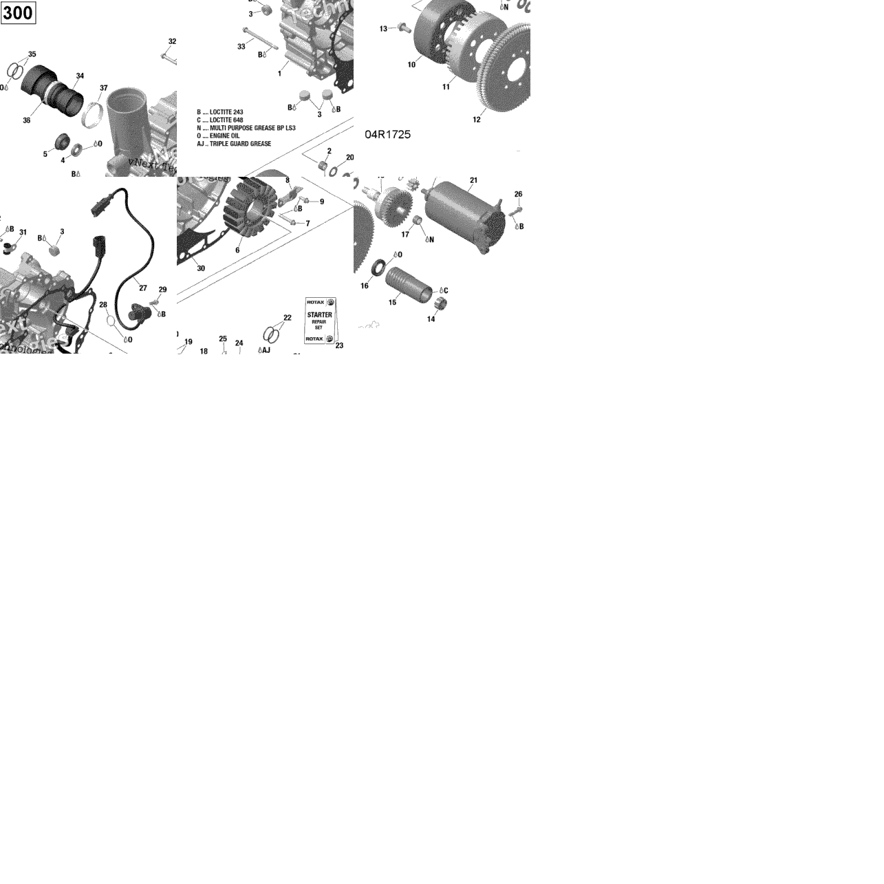Pto Cover And Magneto - 300