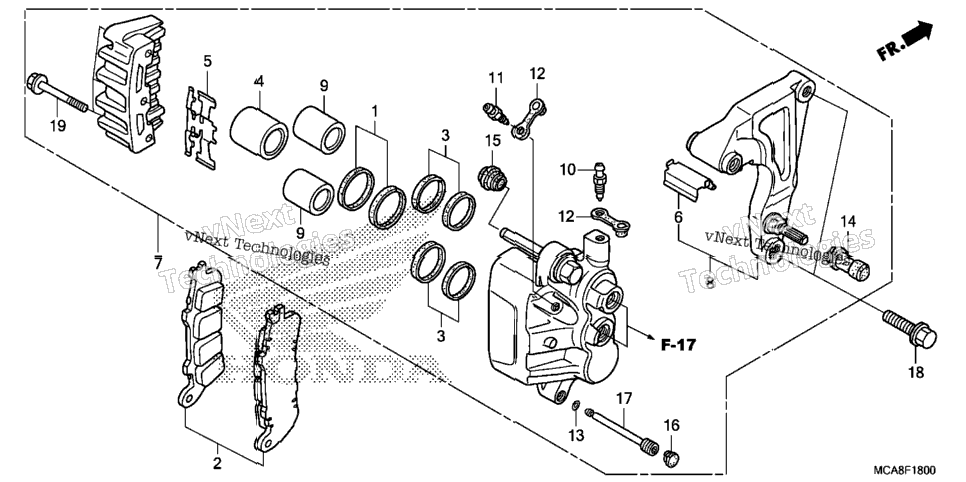 Rear Brake Caliper