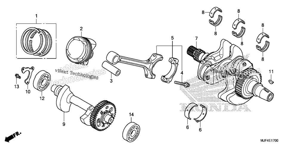 Crankshaft + Piston