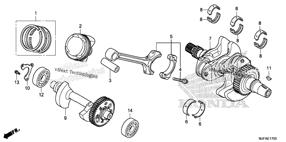 Crankshaft + Piston