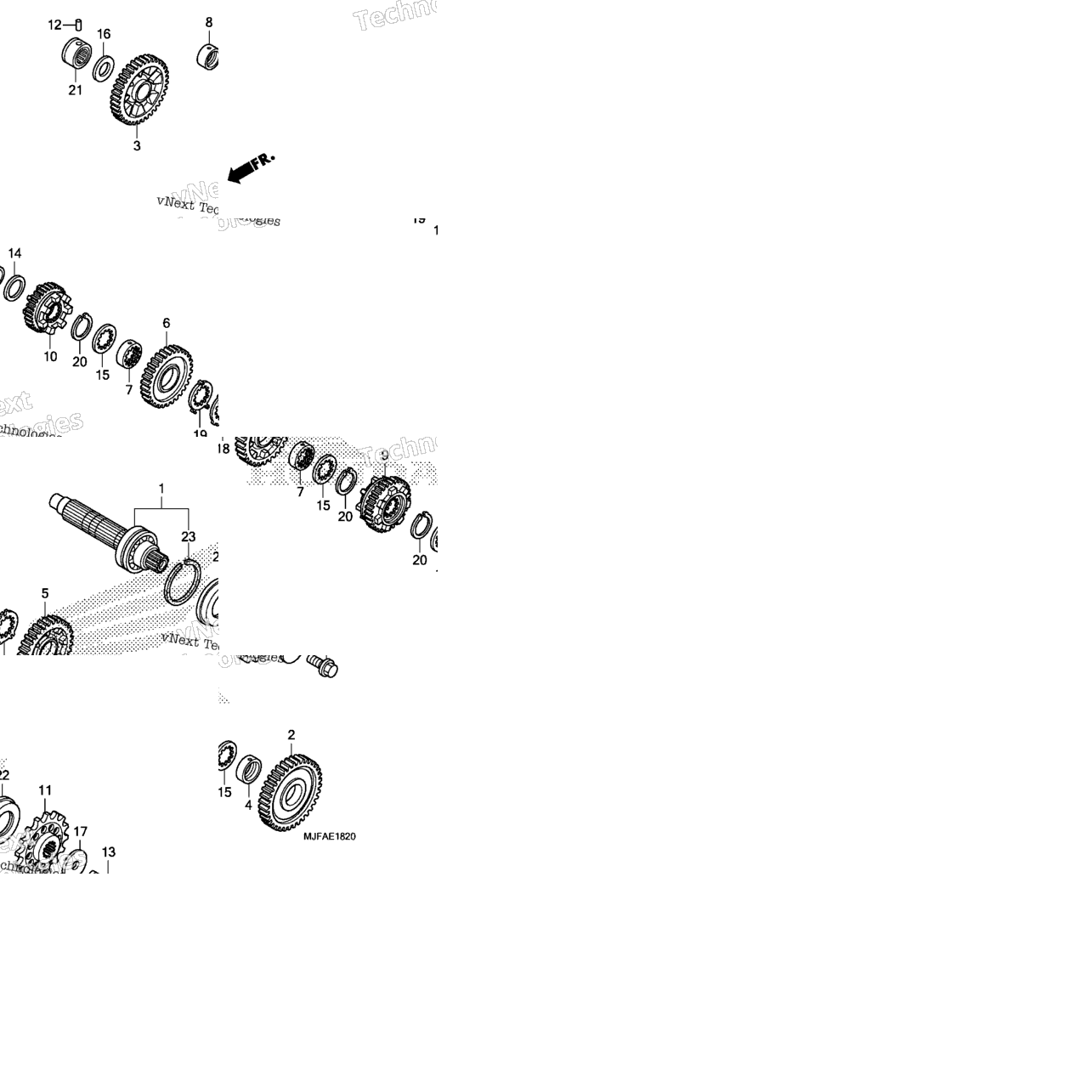 Transmission (Countershaft) (Ctx700d)