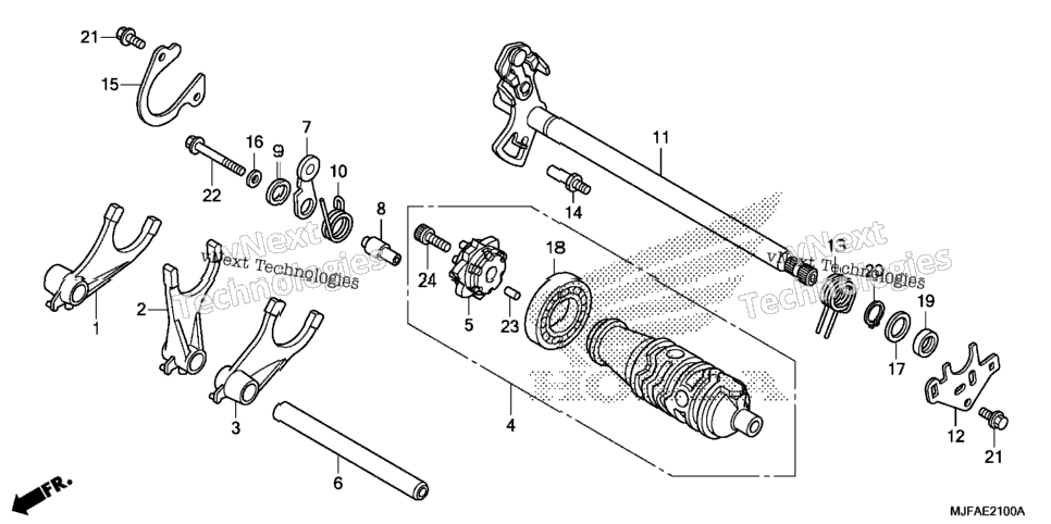 Gearshift Drum (1)