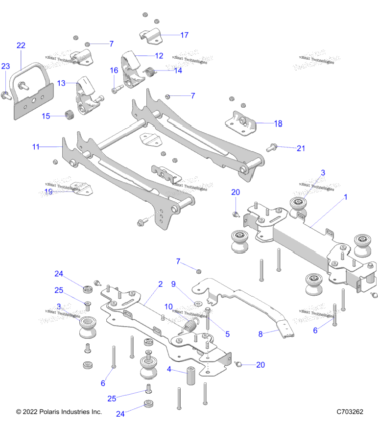 Body, Seat Mounting, Front
