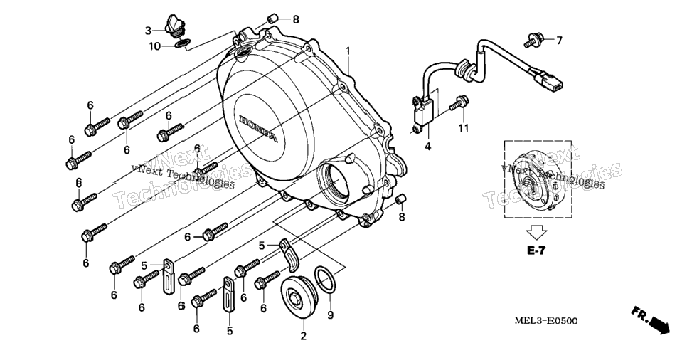 Right Crankcase Cover