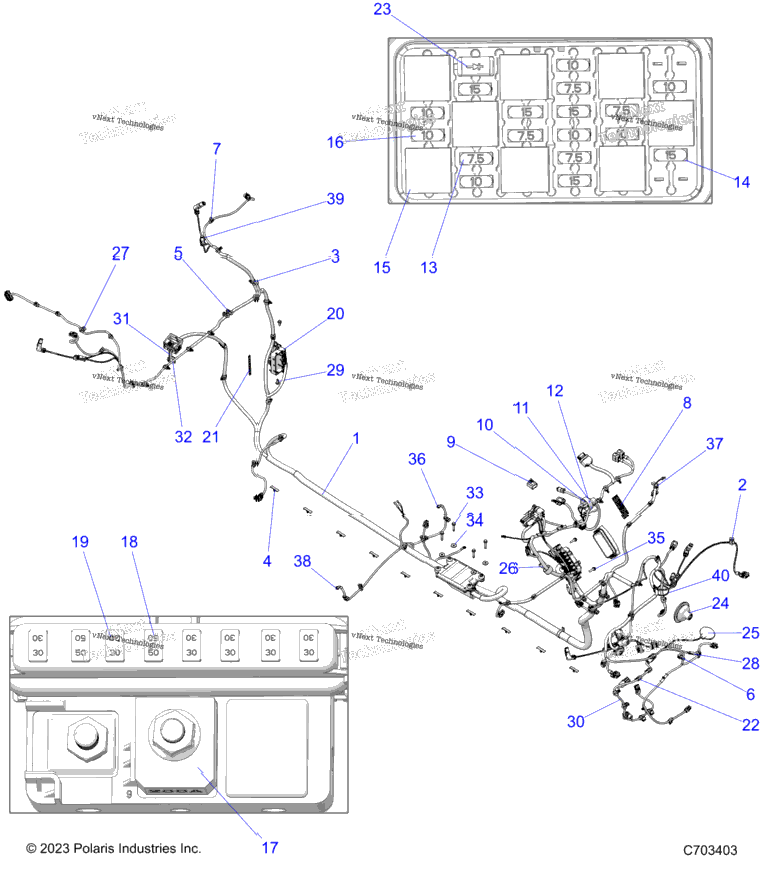 Electrical, Wire Harness, Chassis, Premium