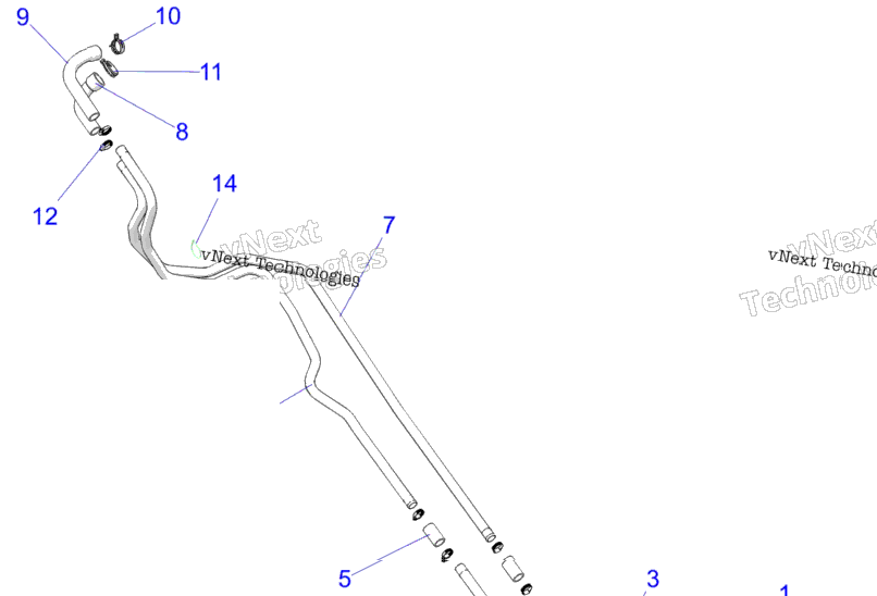 Engine, Cooling, Hoses And Related