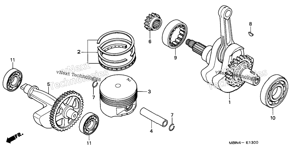 Crankshaft + Piston