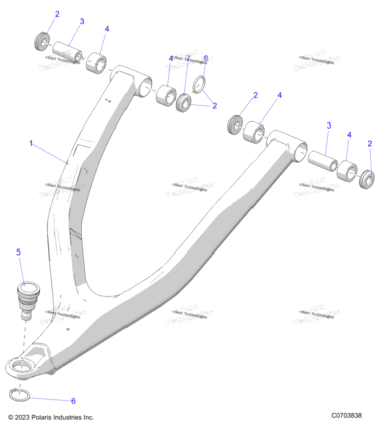 Suspension, Front Control Arm Upper