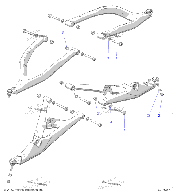 Suspension, Front Control Arms Mounting