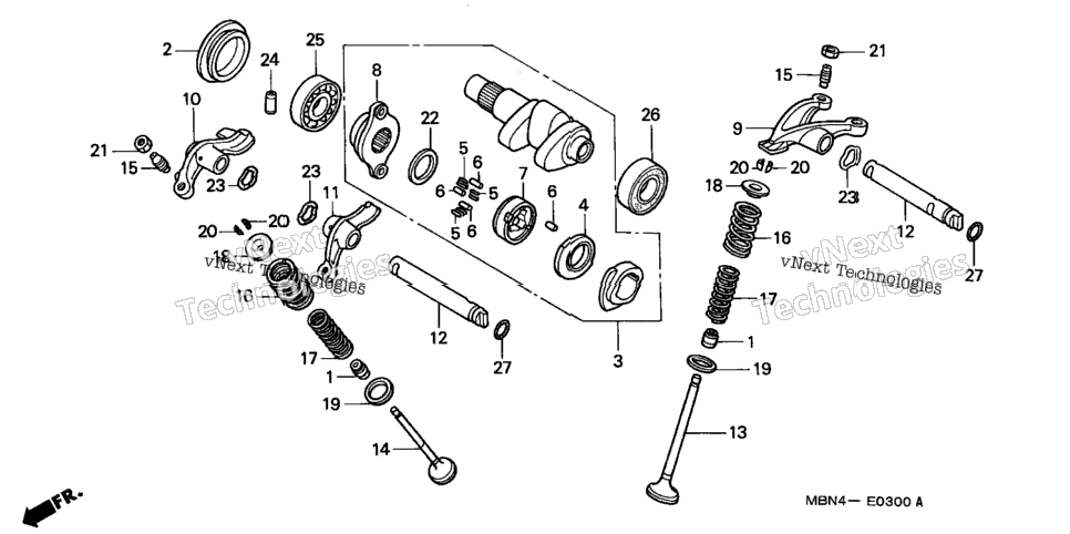 Camshaft + Valve