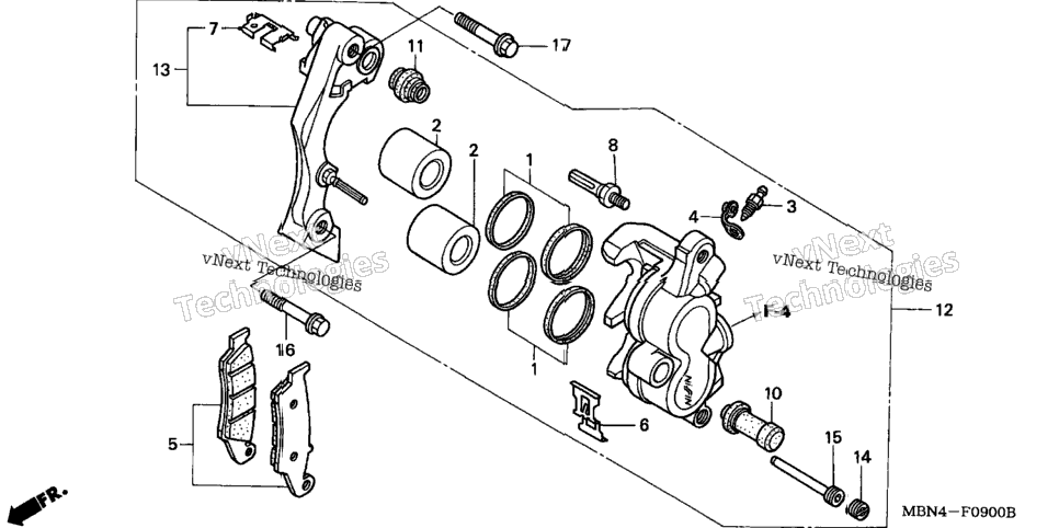 Front Brake Caliper