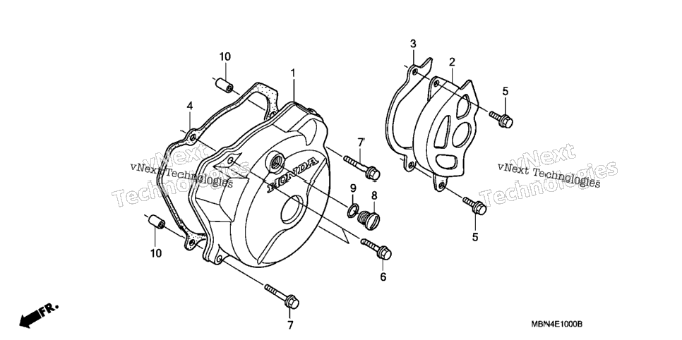 Left Crankcase Cover