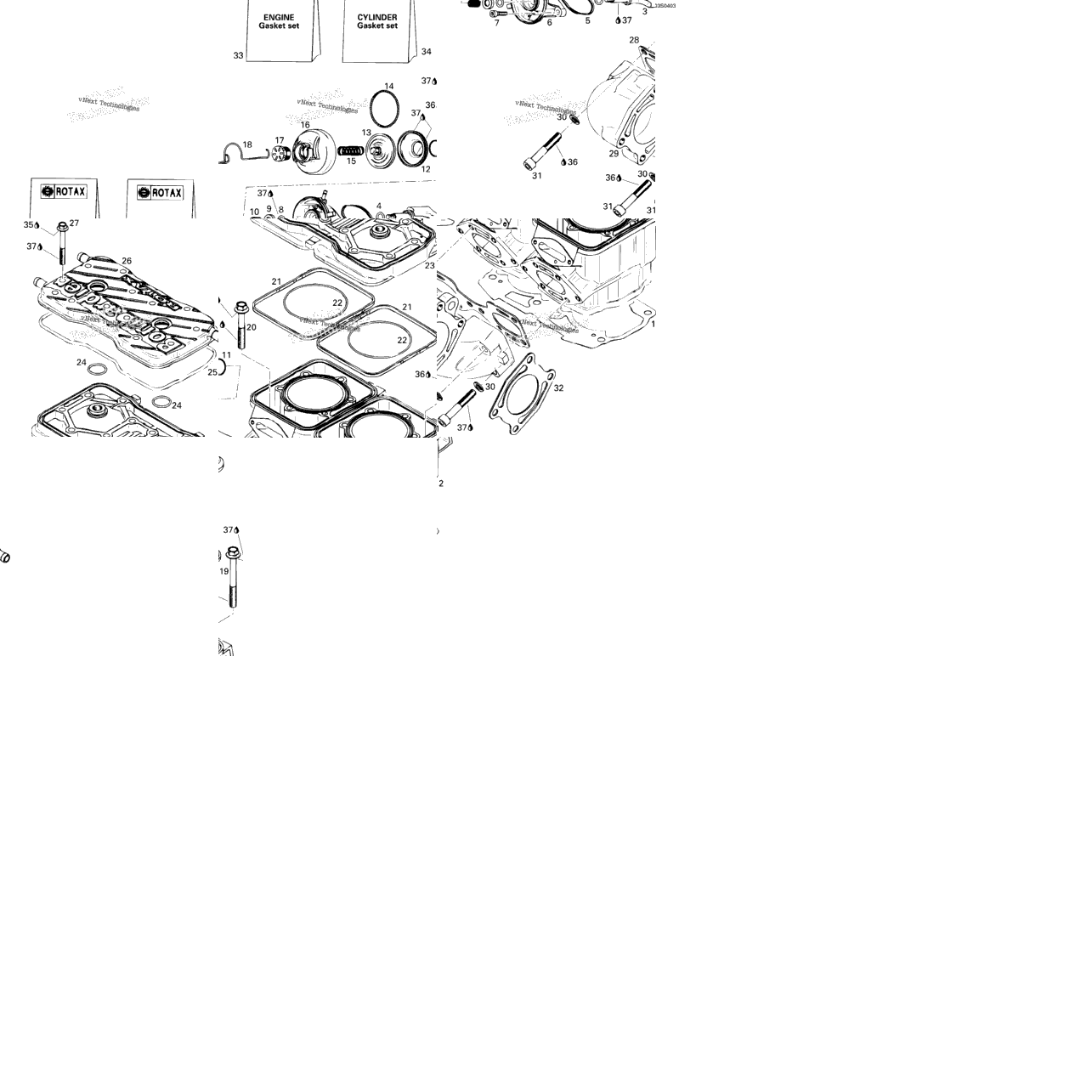 Cylinder And Exhaust Manifold