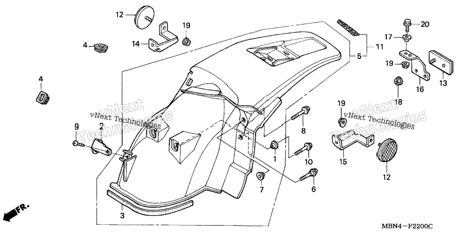 Rear Fender