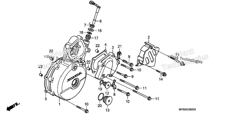 Left Crankcase Cover