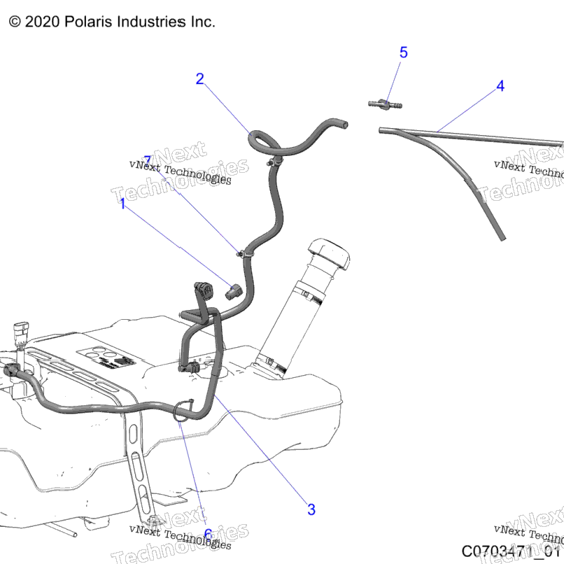 Fuel System, Lines, Std. Z24rmc2kah