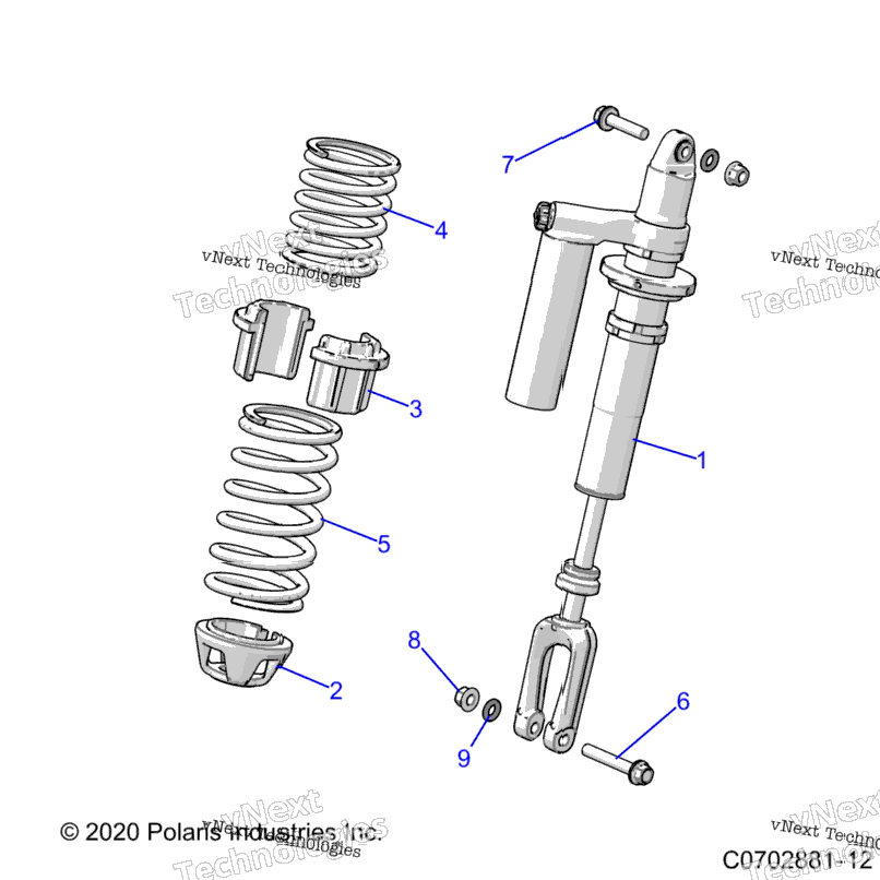 Suspension, Front Shock Mounting