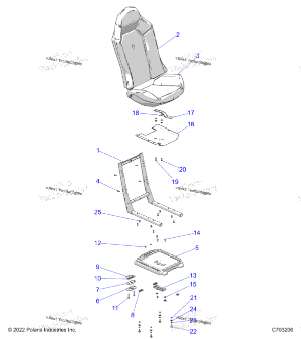 Body, Seat Asm. And Slider