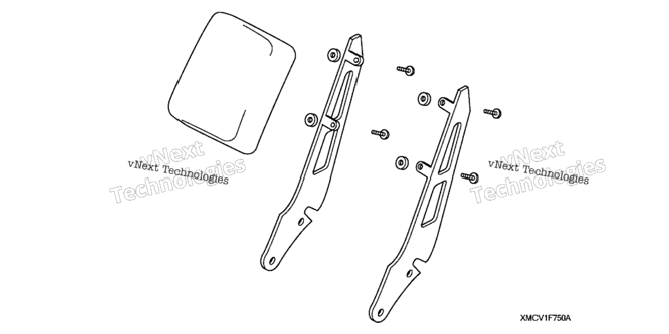 Chrome Backrest Trim Deluxe
